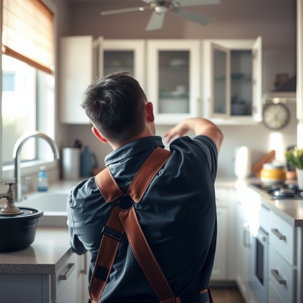 A plumber working on residential repairs in Phoenix, AZ
