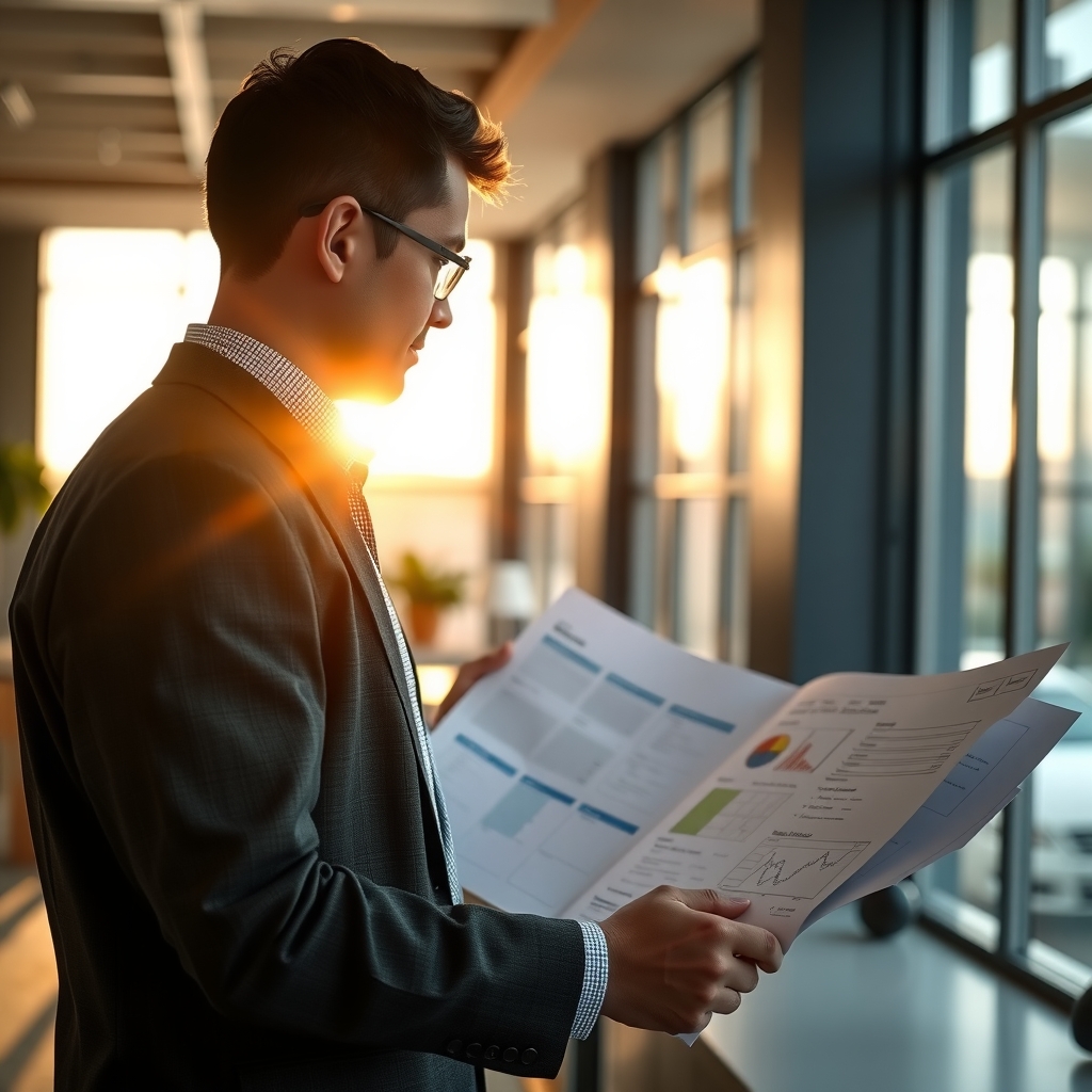 Franchise owner reviewing business growth strategies in a Mesa, AZ office