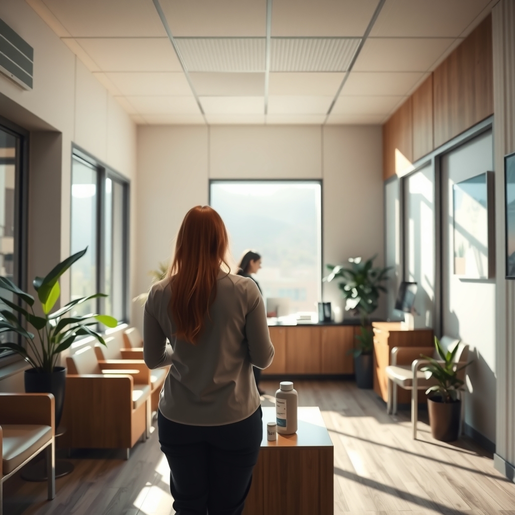 A modern, sunlit dental clinic reception area in Nashville, TN, with a warm and inviting atmosphere.