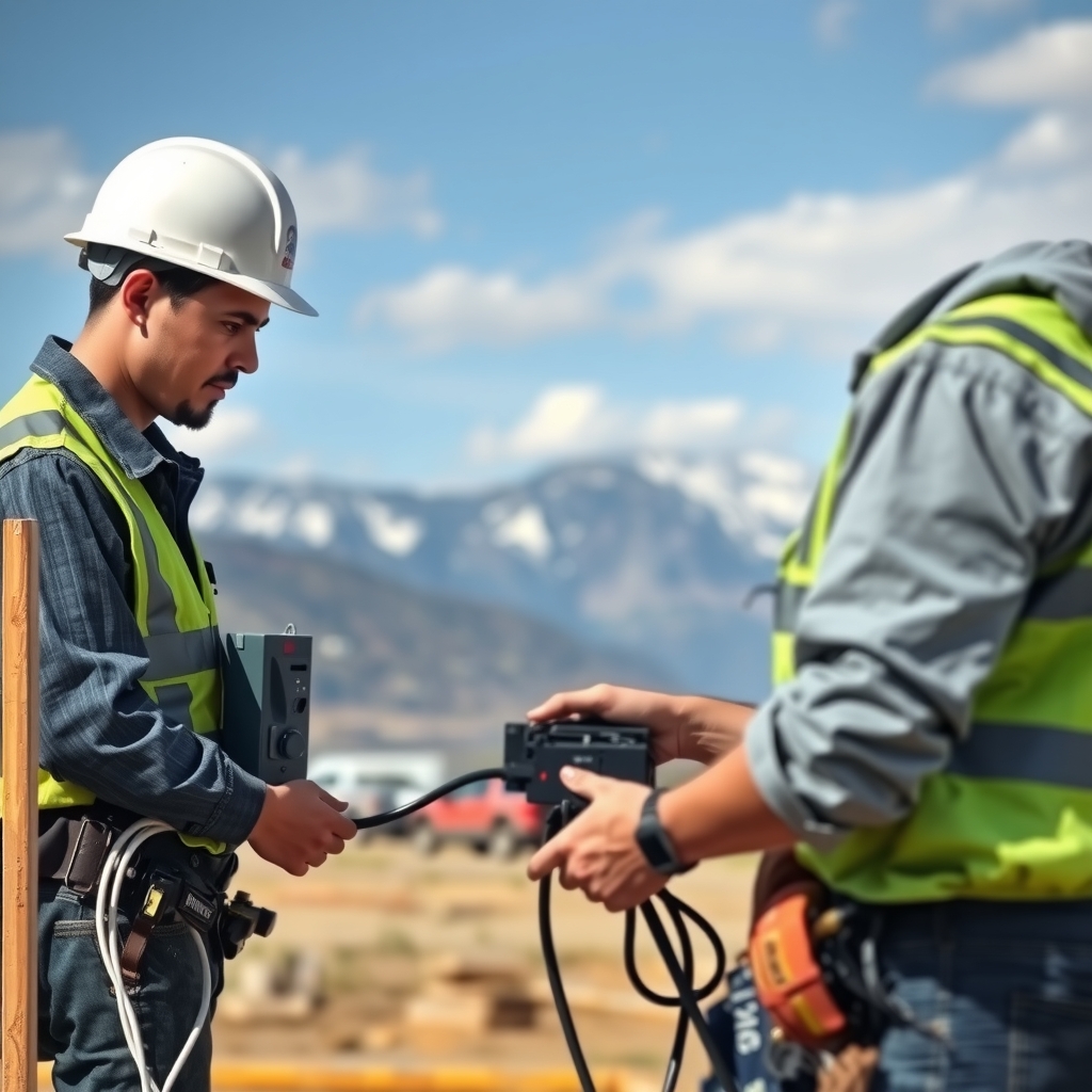 Electrician at work in Fort Collins, CO