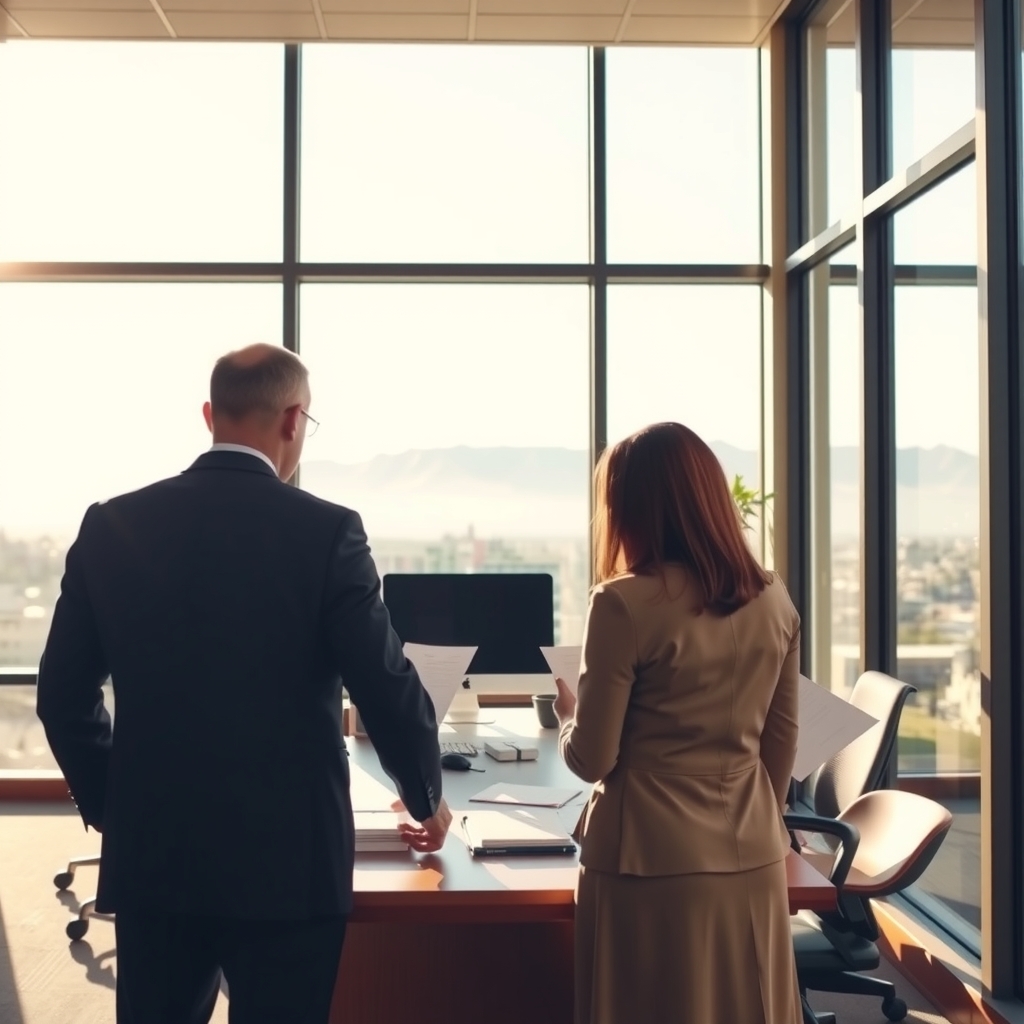 Independent insurance agency office in Salt Lake City, UT with agents working at desks overlooking mountain views.